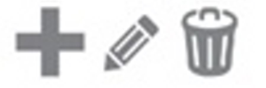 WEB - Bouton - AjouterEditerSupprimer